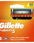Gillette Fusion Replacement Razor Blades - 4 Count | Comfort Shaving