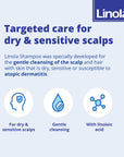 Linola Gentle Shampoo for Sensitive Scalp - 200 ml, Linola Hair Care