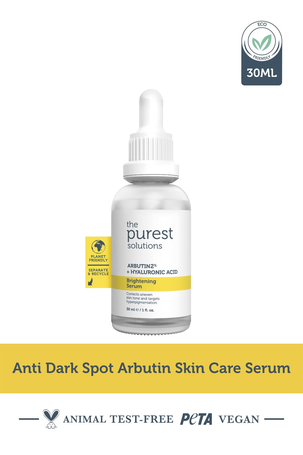 The Purest Solutions Skincare Serum Set - Anti-spot, Brightening & Rejuvenating Serum with Hyaluronic Acid & Retinol