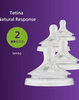 Philips Avent Natural Nipple 2 Holes - 1 Month+ | 2-Pack