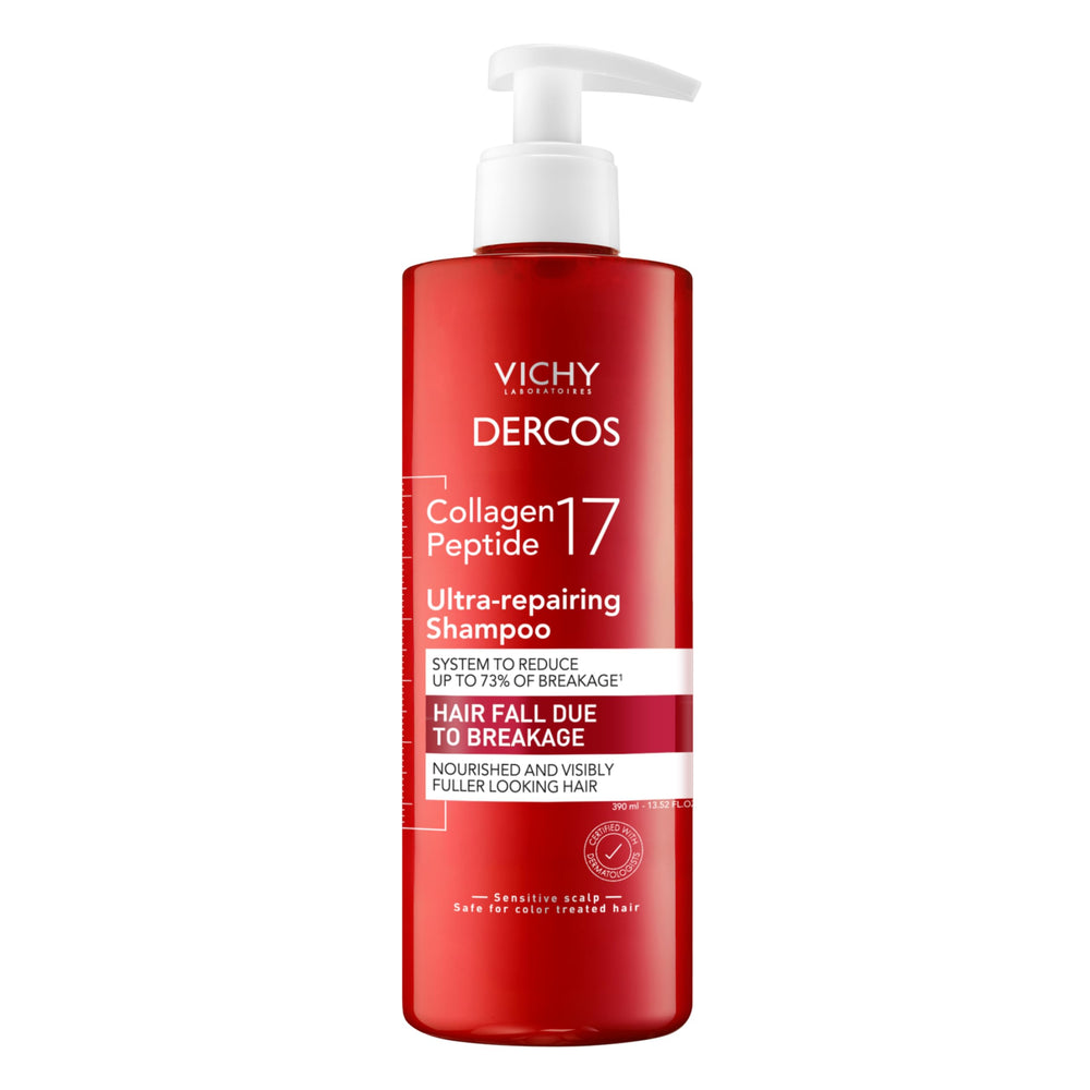 Vichy Dercos Oil Control Shampoo - Dermatological Anti-Dandruff Shampoo for Oily Hair, Paraben-Free, 6.76 fl oz