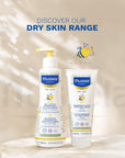 Mustela Nourishing Cleansing Gel with Cold Cream for Newborns & Dry Skin - Gentle, Natural Baby Care