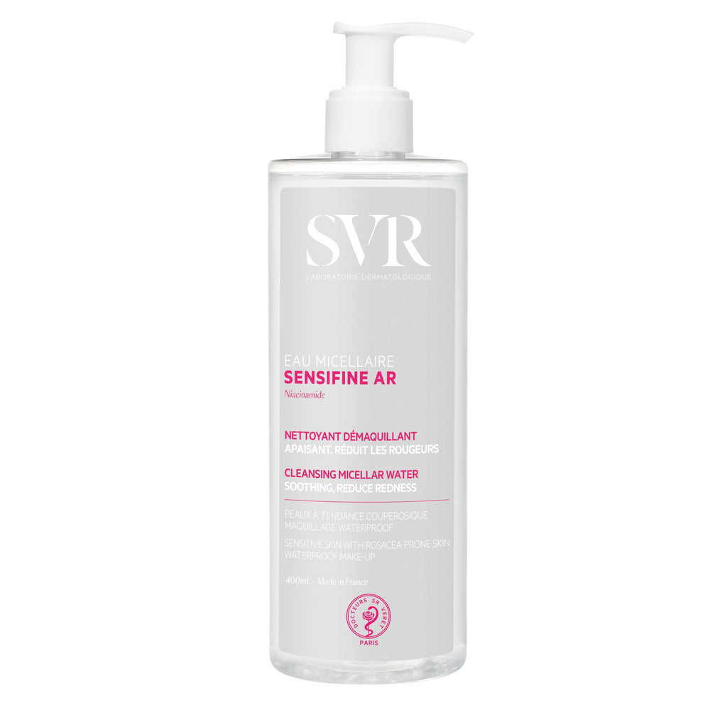 SVR Physiopure Cleansing Micellar Water - Gentle Makeup Remover for Sensitive Skin, 13.53 fl oz