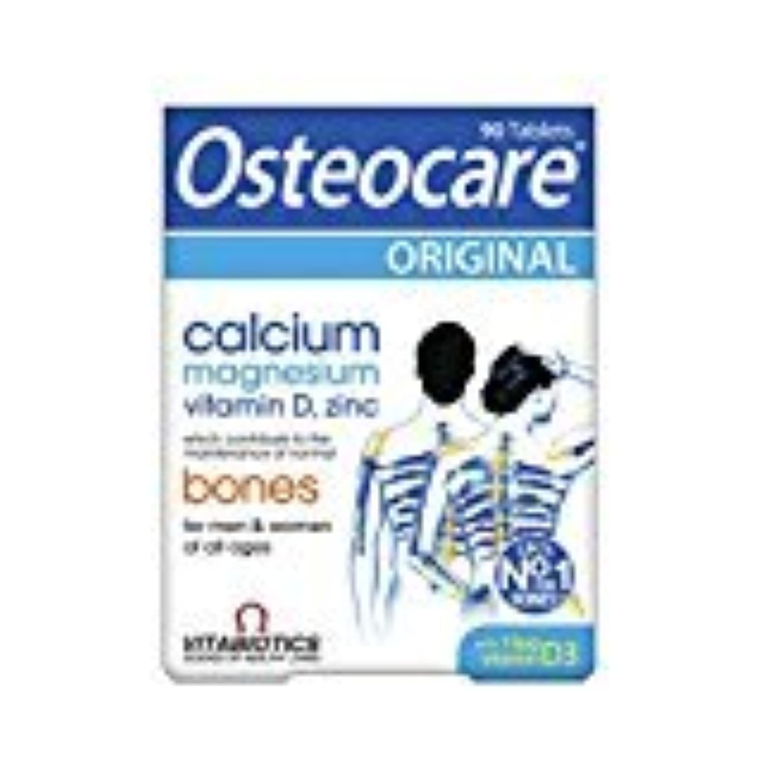 Vitabiotics Osteocare Original 90 Tablets - Calcium &amp; Vitamin D Supplement for Bone Health