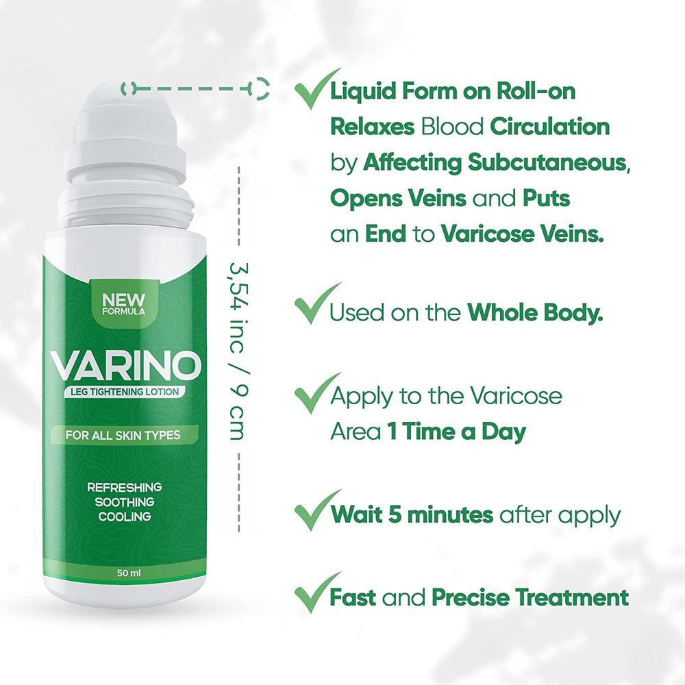 Varino Leg Tightening Lotion, Circulation and Vein Support for Healthy Legs - view 6