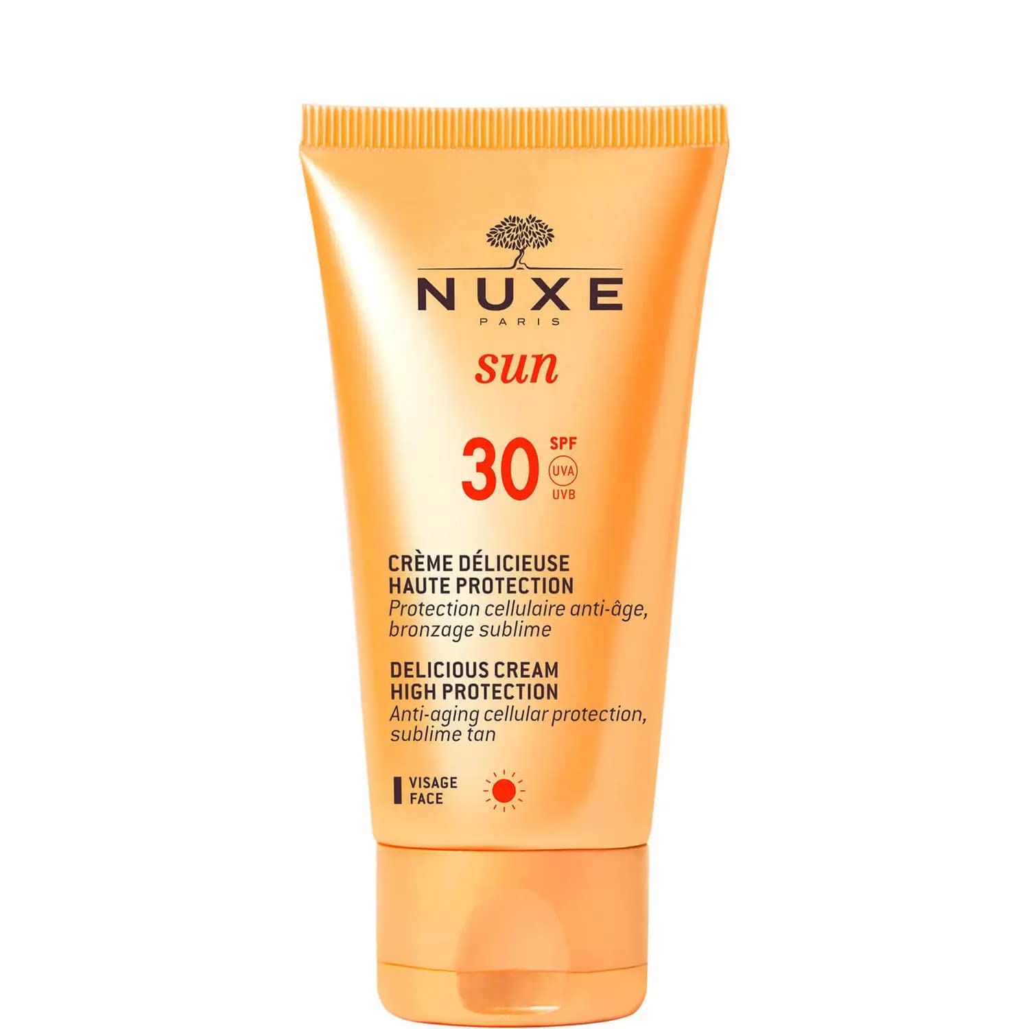 Nuxe Sun SPF 30 Sunscreen Face Cream - Protects &amp; Moisturizes Facial Skin, 1.69 fl oz