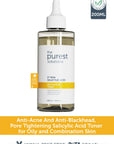 The Purest Solutions Skincare Set for Blackheads & Pore Tightening - AHA BHA Exfoliant & Niacinamide Serum