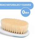 Chicco Baby Hair Brush and Comb Set - Gentle Hair Care for Newborns and Infants