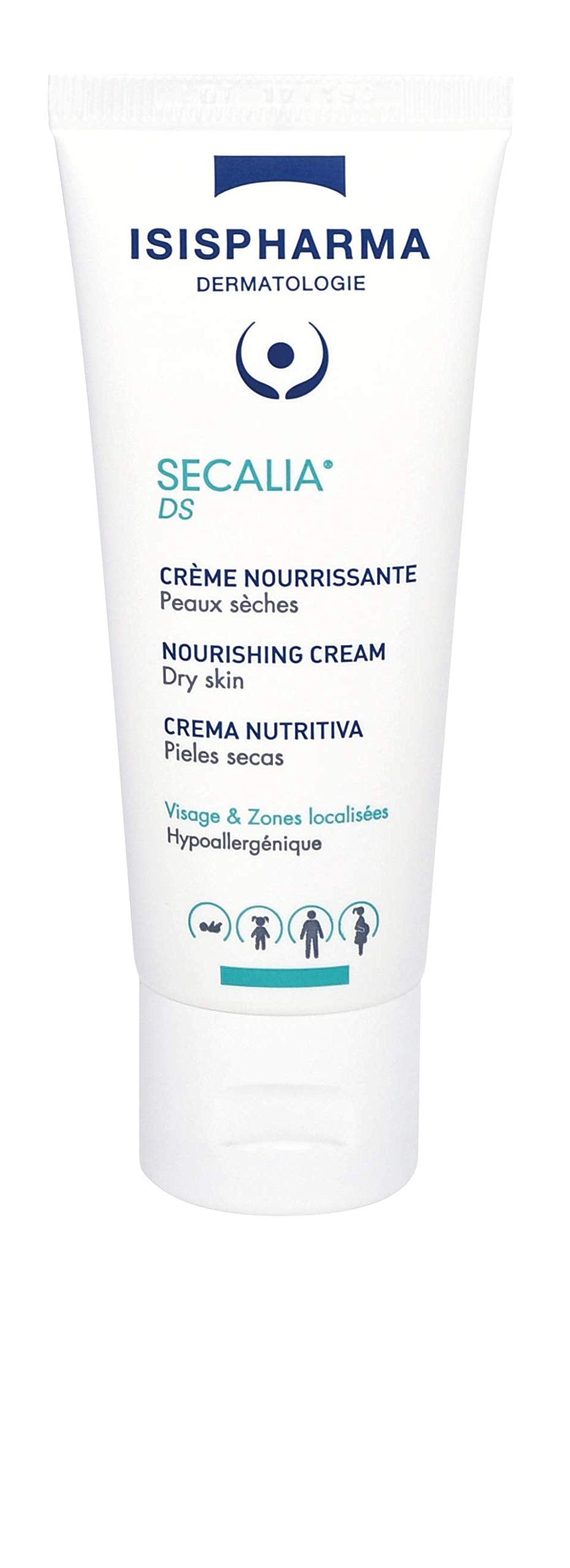 Isis Pharma Secalia DS Cream 40ml - Moisturizing Face Cream for Dry &amp; Sensitive Skin