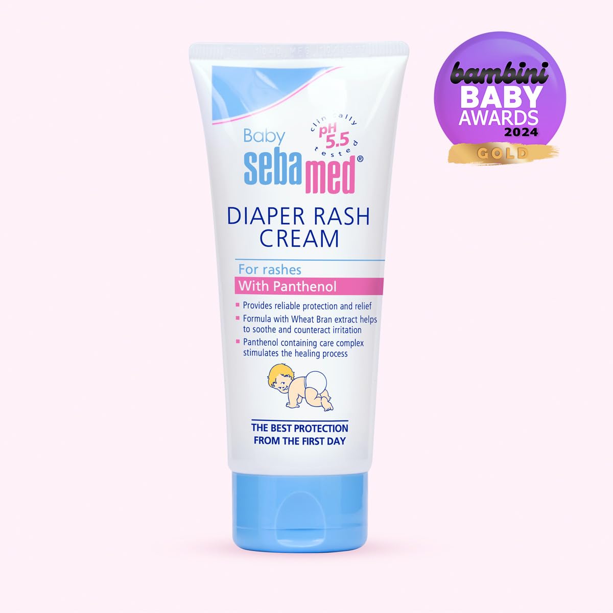 Sebamed Baby Cream Diaper Rash Prevention 1.69 fl oz - Hypoallergenic &amp; Dermatologically Tested