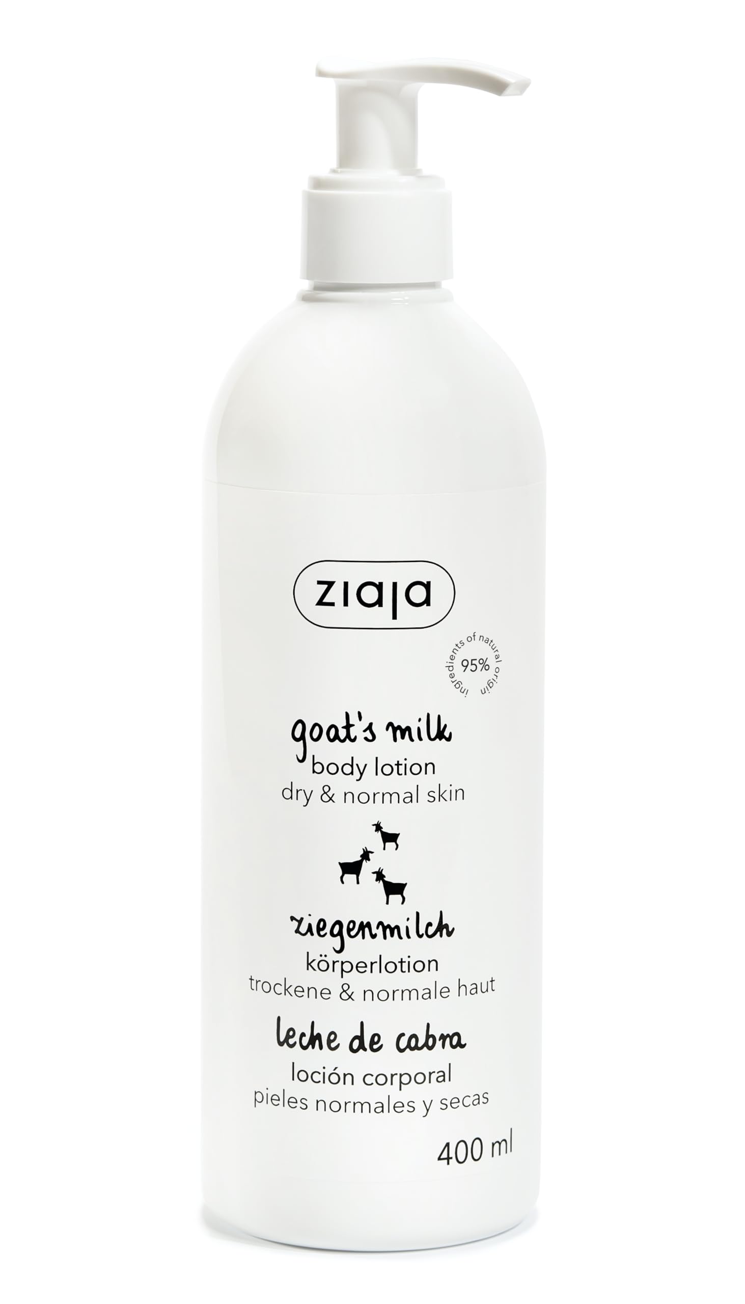 Ziaja Goat Milk Lotion + Toner 200ml - Natural Moisturizer | Vegan