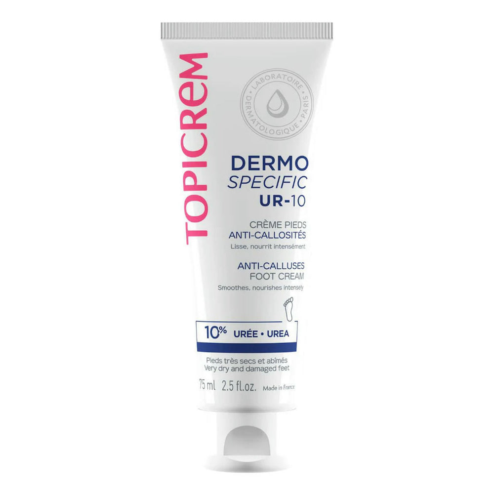 Topicrem SOS Repair Foot Cream 75ml - Intense Moisturization for Dry, Cracked Heels