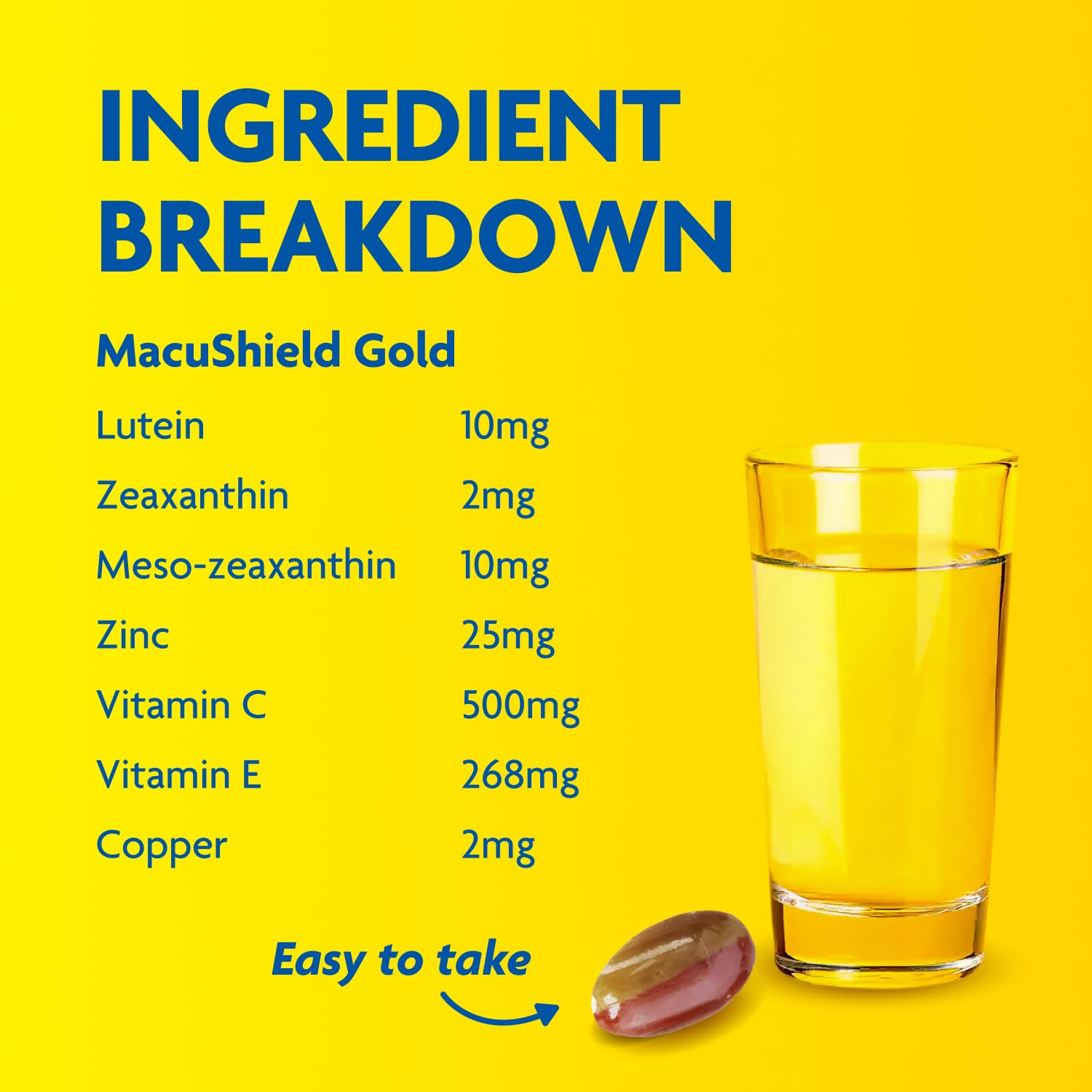 MacuShield Gold Eye Health Supplement - 90 Capsules with Lutein, Zeaxanthin &amp; Antioxidants - image 7