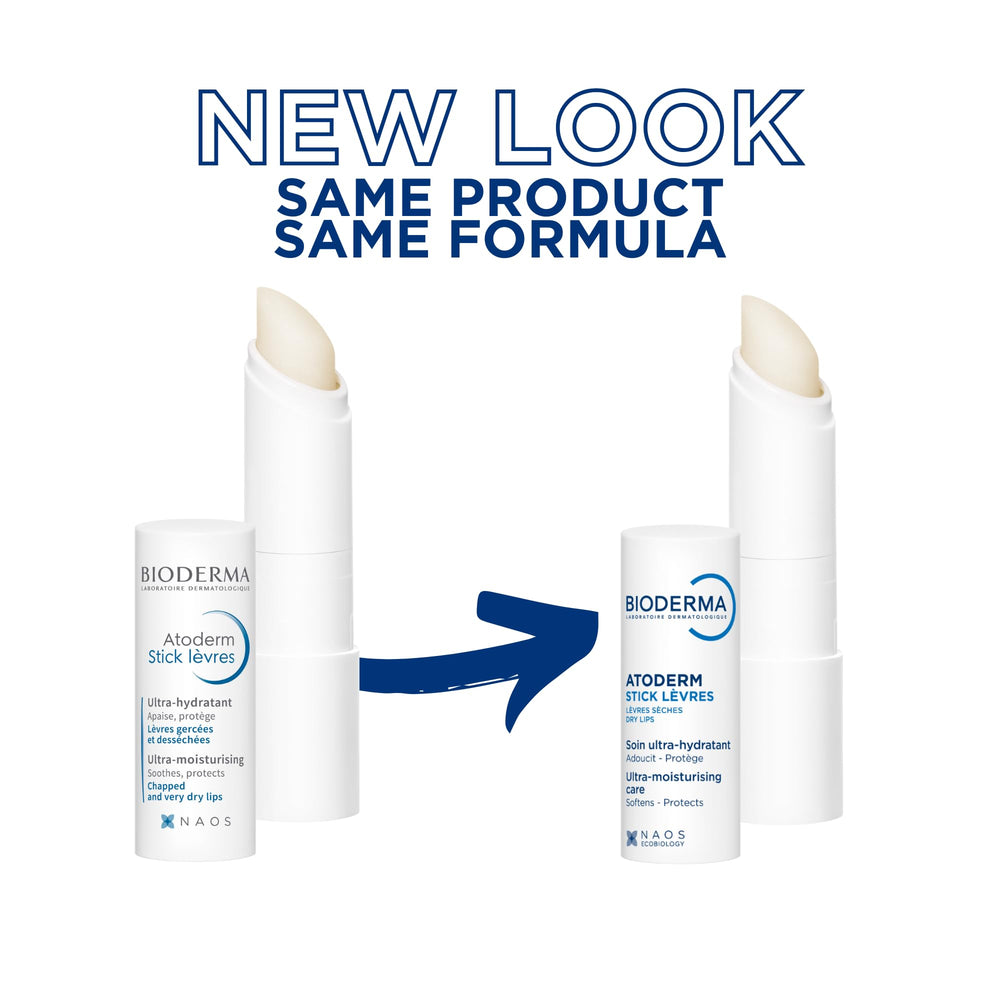 Bioderma Atoderm Lip Care Stick for Dry & Sensitive Lips - Moisturizing, Protective, Convenient Stick Form | Lip Care, D