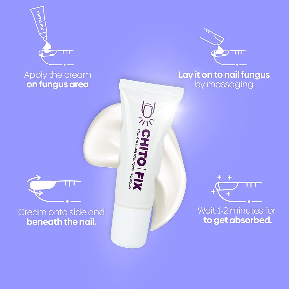 Chitofix Nail Care Cream with Chitosan - Extra Strength Formula for Toenail and Fingernail - view 2