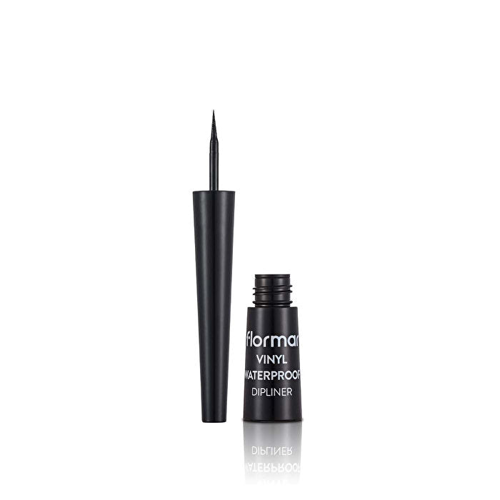 Flormar Vinyl Waterproof Black Liquid Eyeliner - High Pigment | 0.22 Fl Oz - view 2