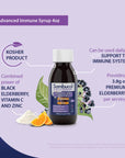Sambucol Black Elderberry Syrup for Immune System Support - 4.06 fl oz