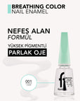 Flormar Breathing Color High-Pigment Breathable Nail Polish 11ml