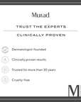 Murad Exfoliating Facial Cleanser with AHA/BHA - Gentle Face Peeling for Smoother Brighter Skin, 6.76 fl oz