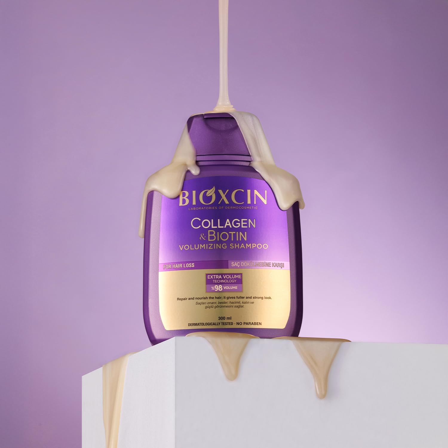 Bioxcin Collagen &amp; Biotin Shampoo - Volume Booster | 300 ml
