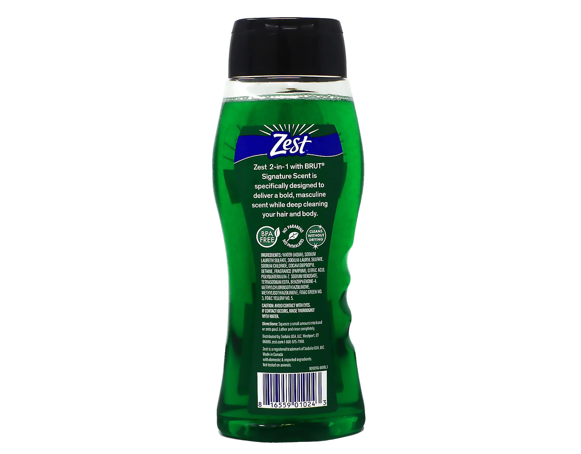 Brut Attraction Men's Shower Gel 16.9FL OZ - Hydrating Formula | 500ml