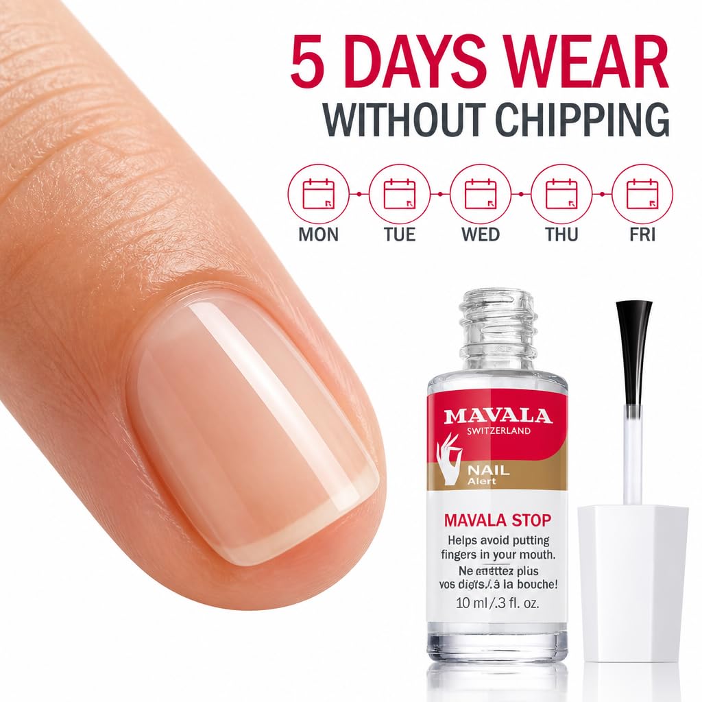 Mavala Nail Care - Lightening Nail Scrub for Smooth, Shiny Nails - 15ml, Nail Care Product