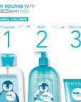 ABCDerm Baby Foaming Cleanser - Gentle, Hypoallergenic Skincare for Sensitive Skin, Paraben-Free, Dermatologically Teste