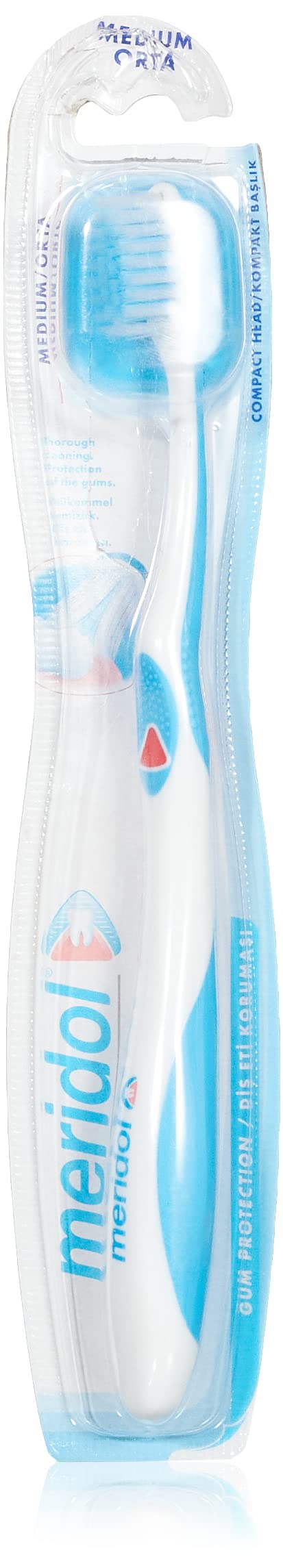 Meridol Soft Manual Toothbrush for Gentle Oral Care - Sensitive Teeth &amp; Gums Friendly