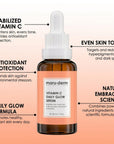 Maruderm Vitamin C and Peptide Brightening Skincare Serum - Brightening, Revitalizing, Evens Skin Tone - 30 ml