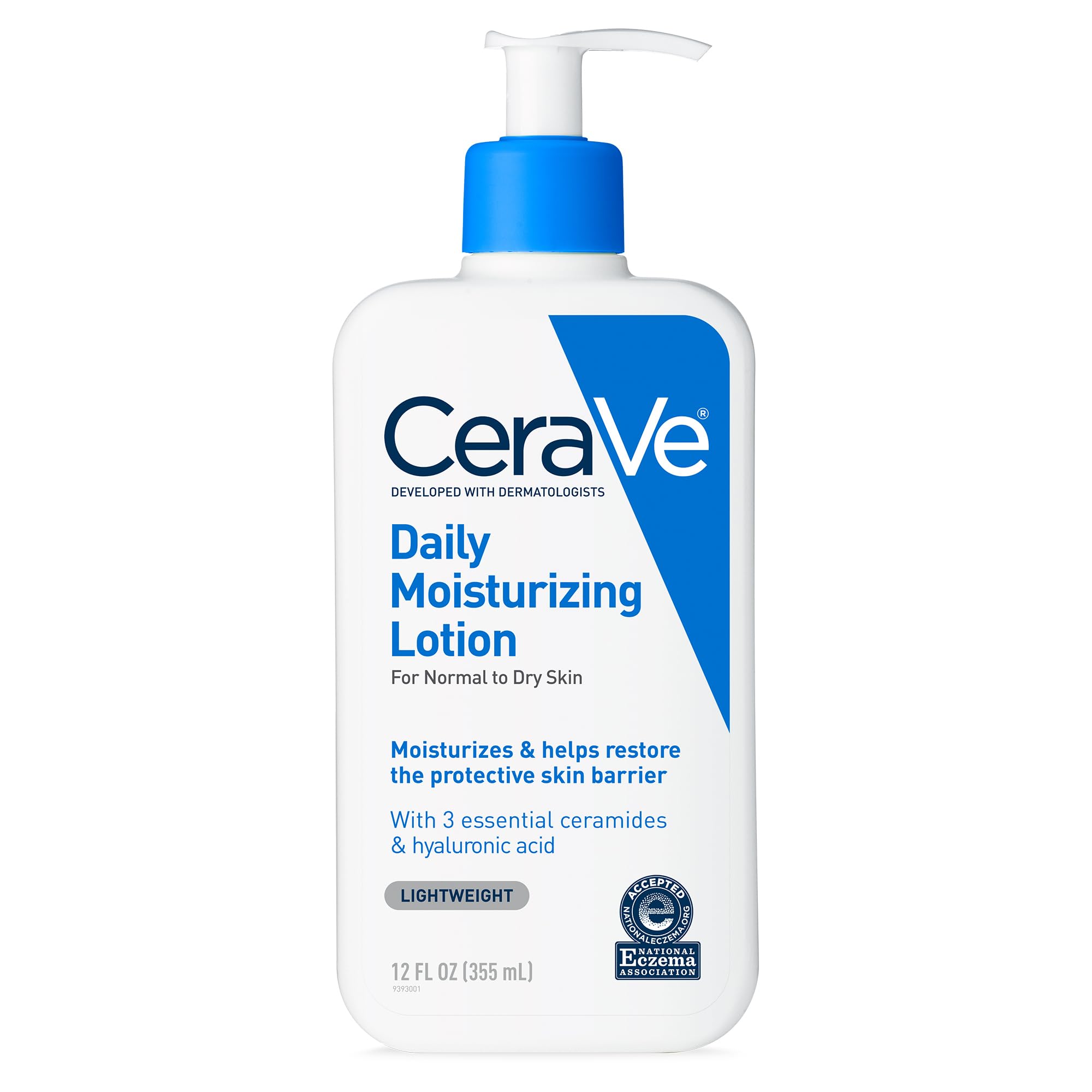 CeraVe Facial Moisturizing Lotion - Non-Comedogenic, Fragrance-Free, Hyaluronic Acid & Ceramide Skincare for Normal to D