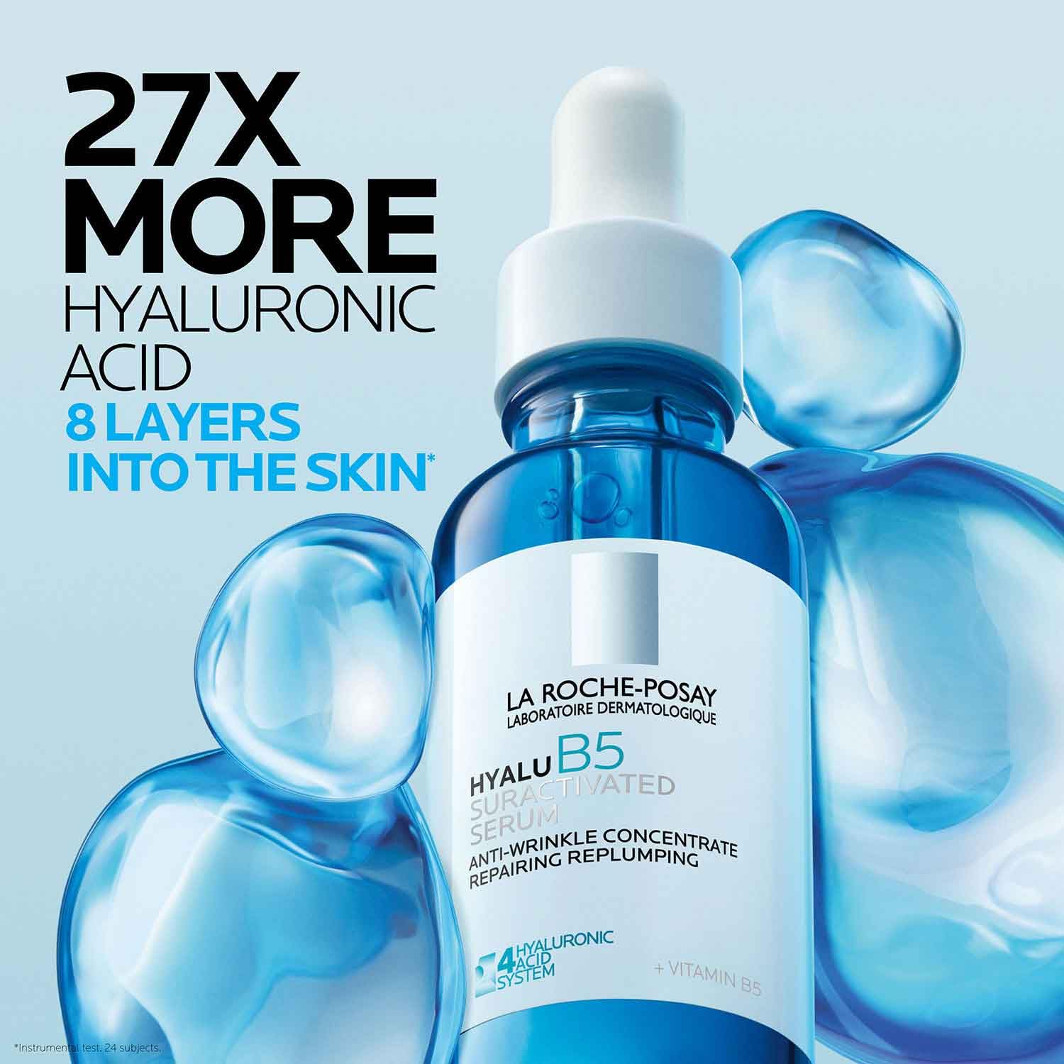 La Roche Posay Hyalu B5 Anti-Aging Serum - Hydrating, Plumping, and Anti-Wrinkle Treatment for All Skin Types