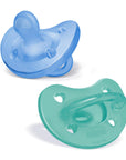 Chicco Orthodontic Pacifier - Physio Forma 2-Pack for Infants 6-16 Months, Safe Silicone Design
