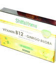 Shiffa Home Vitamin B12 & Ginkgo Biloba Supplement - 28 Tablets | Natural Ingredients