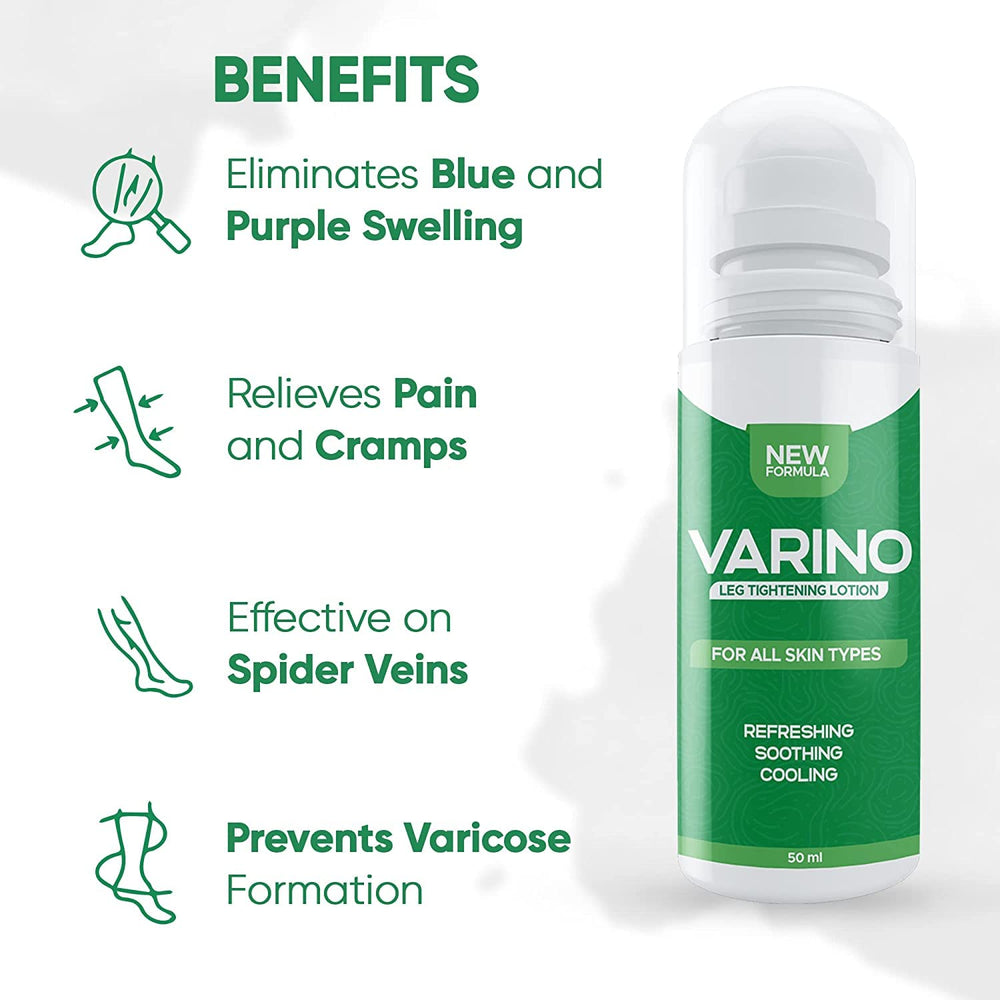 Varino Leg Tightening Lotion, Circulation and Vein Support for Healthy Legs - view 4