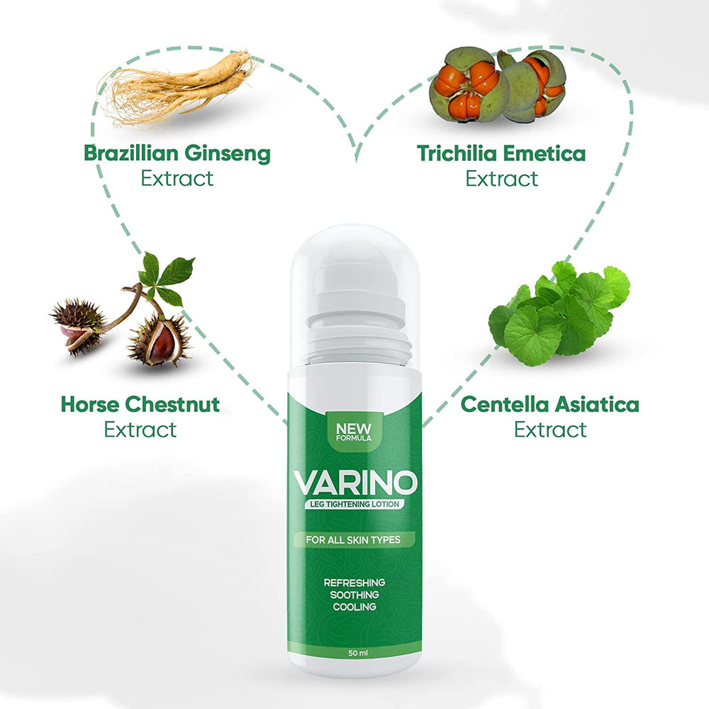Varino Leg Tightening Lotion, Circulation and Vein Support for Healthy Legs - view 3