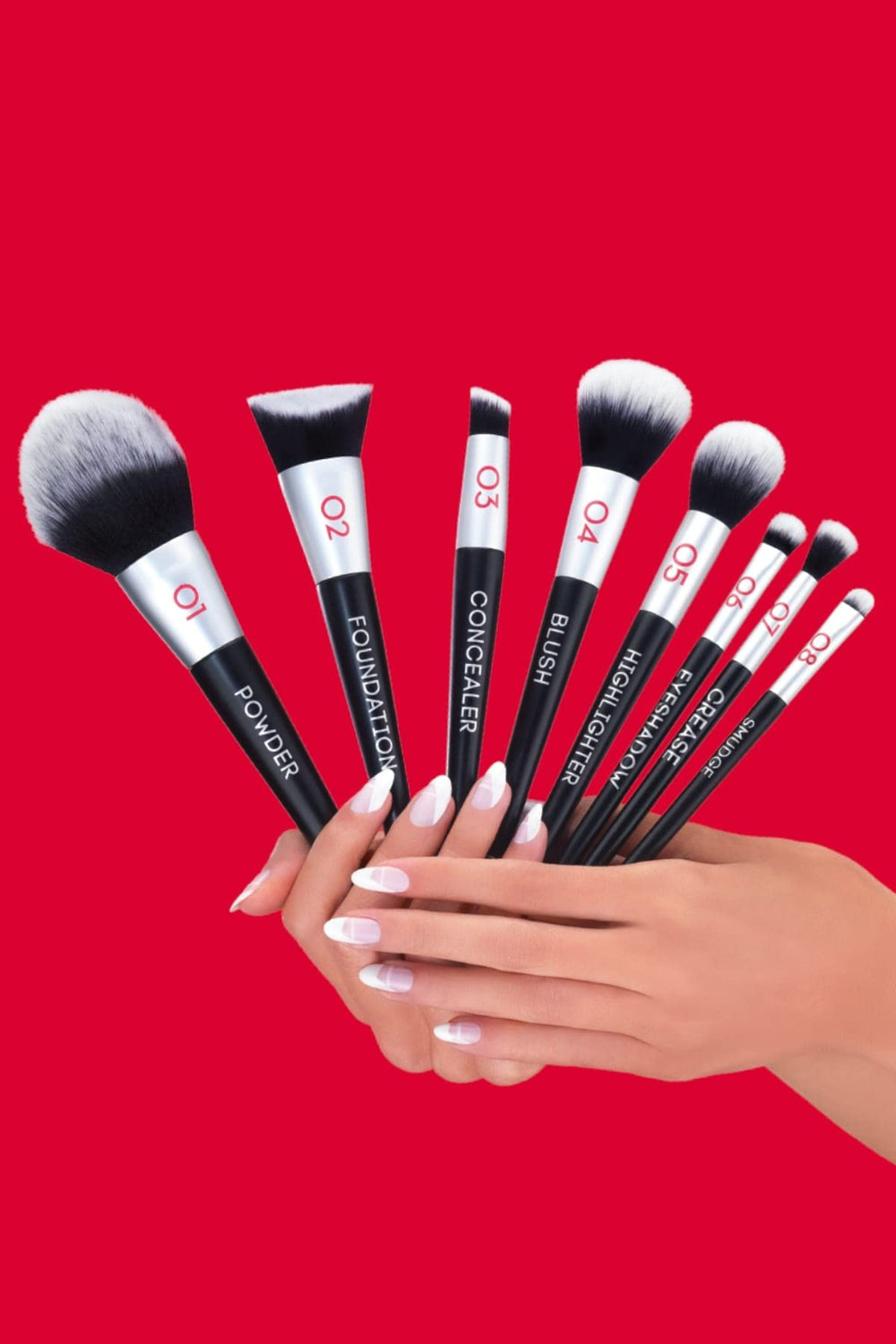 Pastel Profashion Concealer Brush for Precise Eye Makeup Application - Dense Bristle Structure, Special Cut for Easy Con