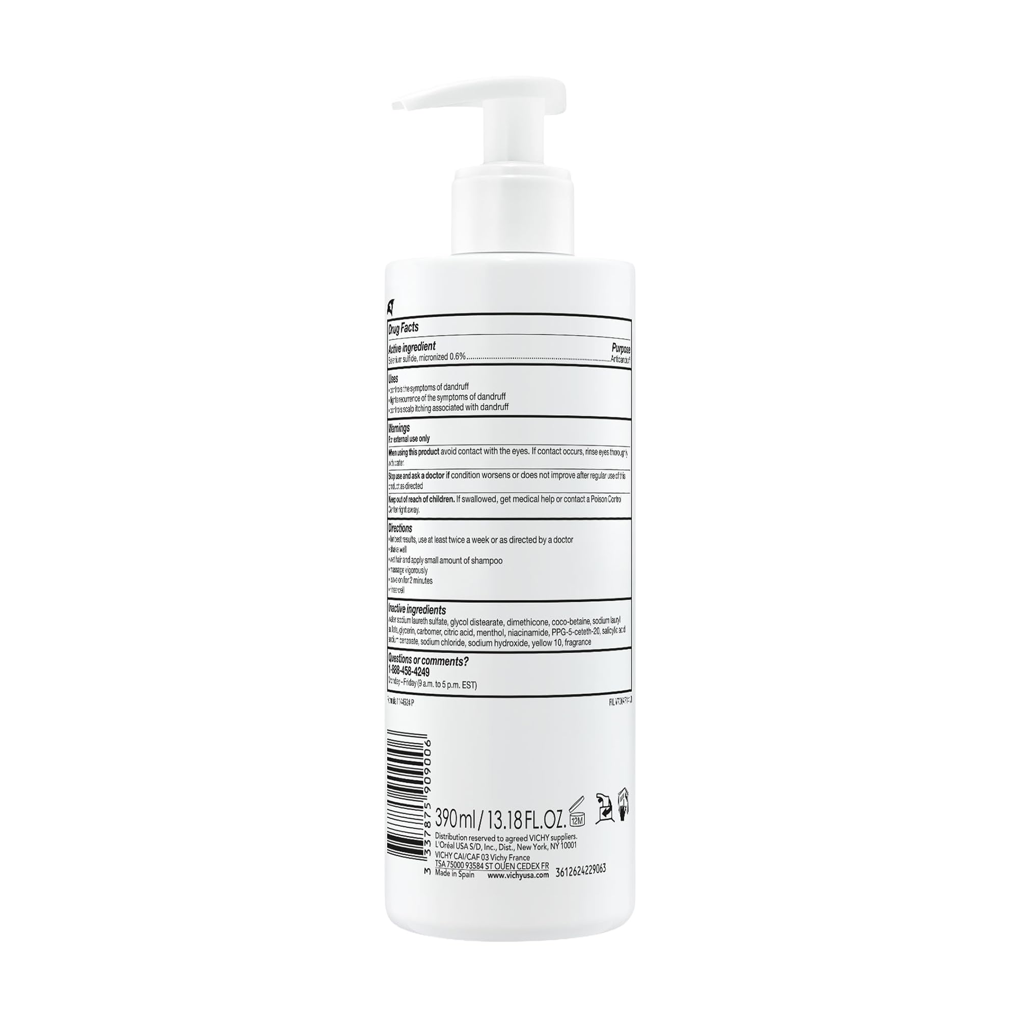 Vichy Dercos Anti-Hair Loss Shampoo with Aminexil - Strengthening, 6.76 fl oz - image 14