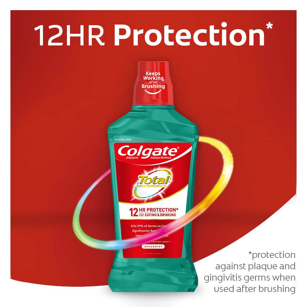 Colgate Plax Tea &amp; Lemon Mouthwash Alcohol Free 500ml | Fluoride Protection