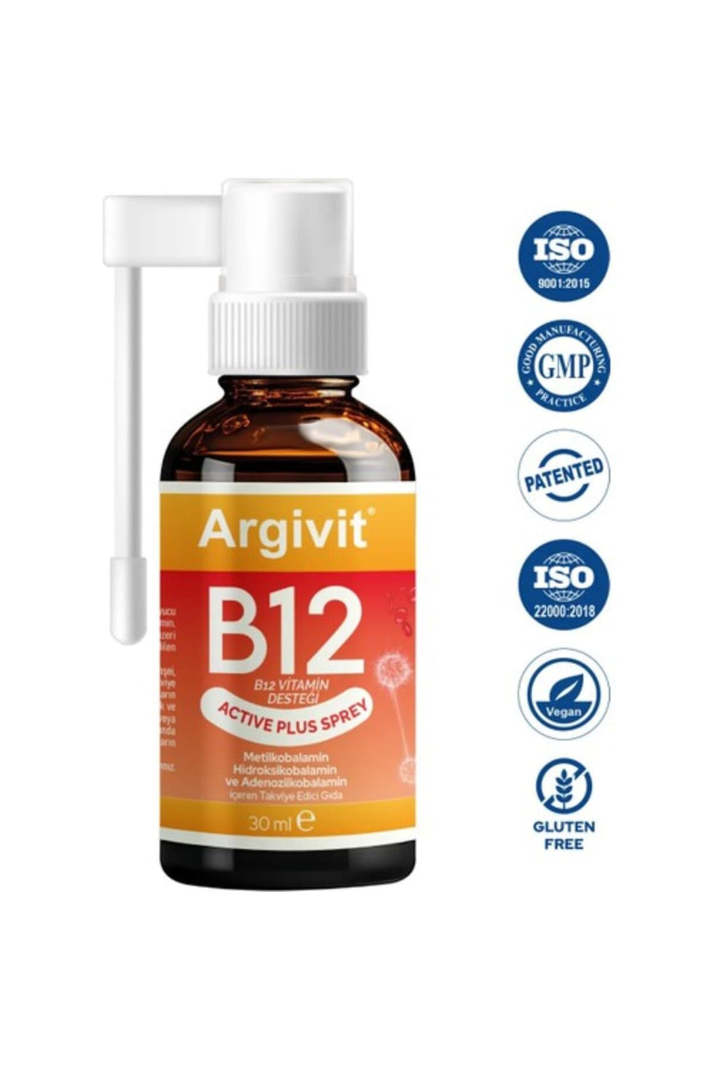 Argivit Vitamin B12 Spray, 30ml