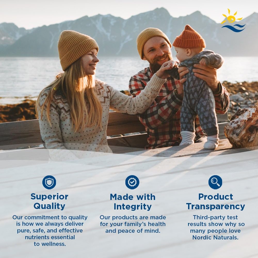Nordic Naturals Children's Omega-3 Fish Oil Supplement - Sugar-Free, Chewable Strawberry &amp; Lemon Flavor