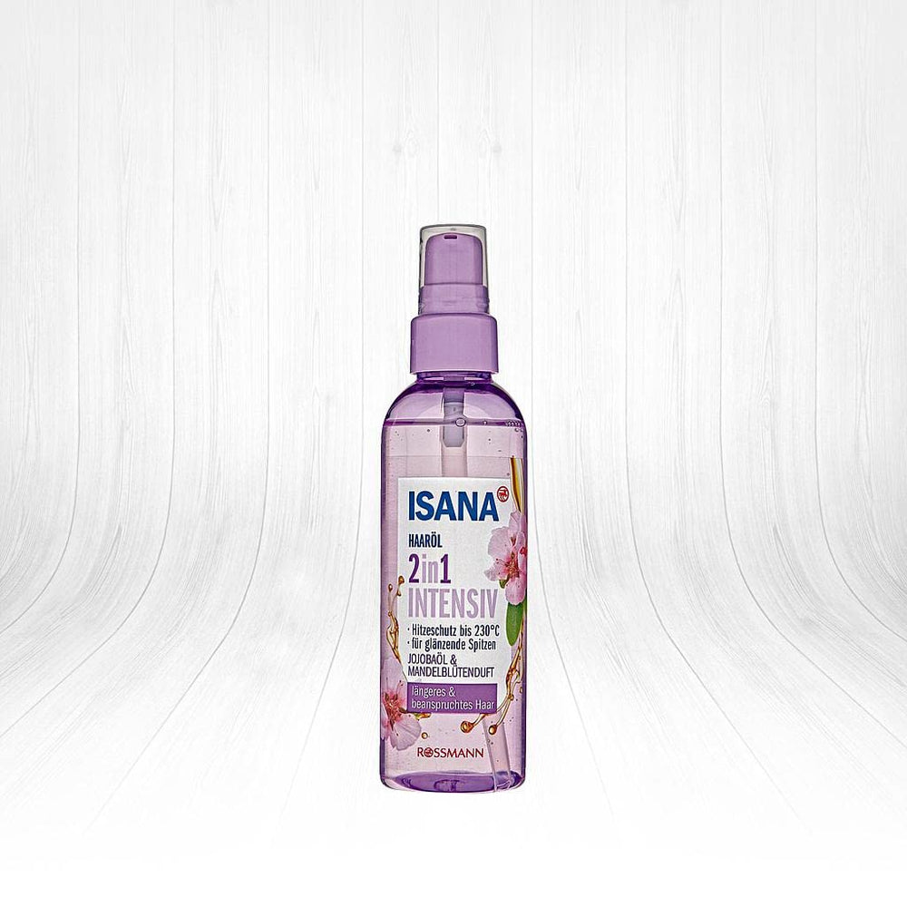 Isana Hair Care Oil for Long & Damaged Hair - 3.4 fl oz | Intensive Formula