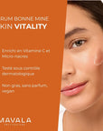 Mavala Face Serum - Anti-aging Vitamin C Serum for Healthy Glow, Non-greasy Skincare