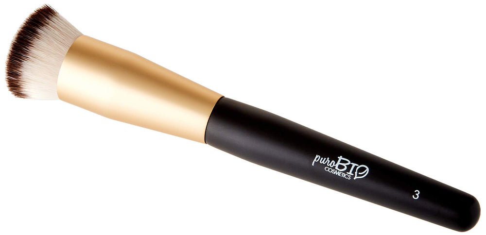 Purobio Makeup Brush for Powder Foundation - High-Quality Bristles, Ergonomic Design, Cruelty-Free Cosmetic Tool