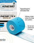 Kinesio Tex Gold Pain Relief Band 2" x 16ft | Therapeutic Tape