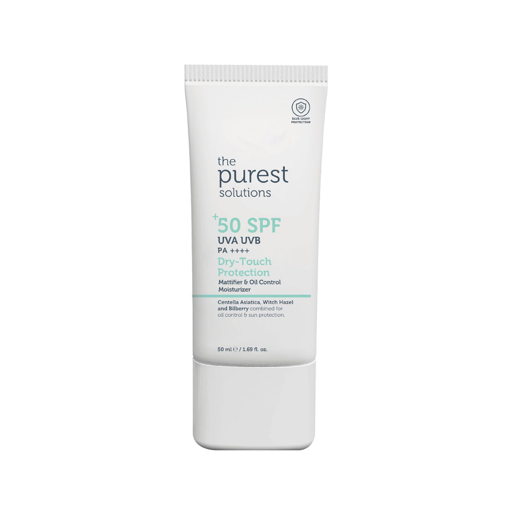 The Purest Solutions Oil Control Moisturizer with UV & Blue Light Protection - Dry Touch Finish, 1.69 fl oz