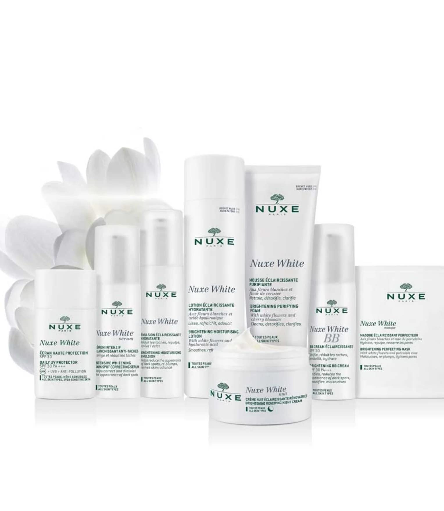 Nuxe White Ultimate Glow Vitamin C Serum - Brightening, Hydrating, and Antioxidant Skincare for Smoother Complexion