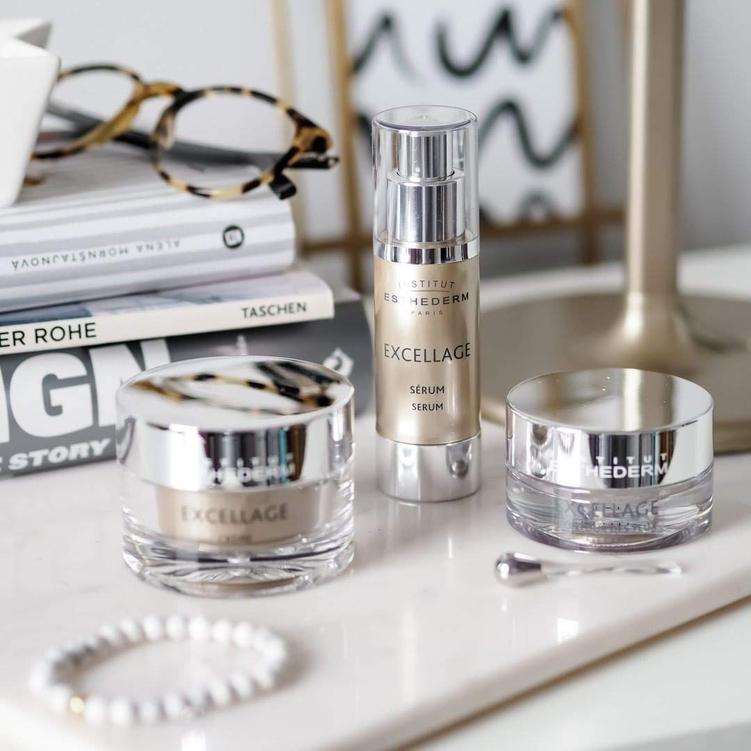 Esthederm Excellage Serum - Anti-Aging Face Serum for Firming, Nourishing, and Radiant Skin
