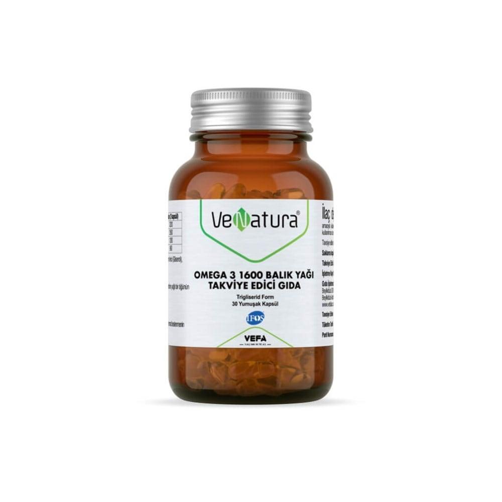 VeNatura Omega 3 1600 Fish Oil Supplement - 30 Capsules for Heart & Brain Health VeNatura Omega 3 1600 Fish Oil - Heart & Brain Health Supplement Omega 3 supplement, Fish oil capsules, Heart health support, Brain health supplement, EPA and DHA supplement, Cardiovascular health, Cognitive function support, Natural wellness supplements, Health and wellness products