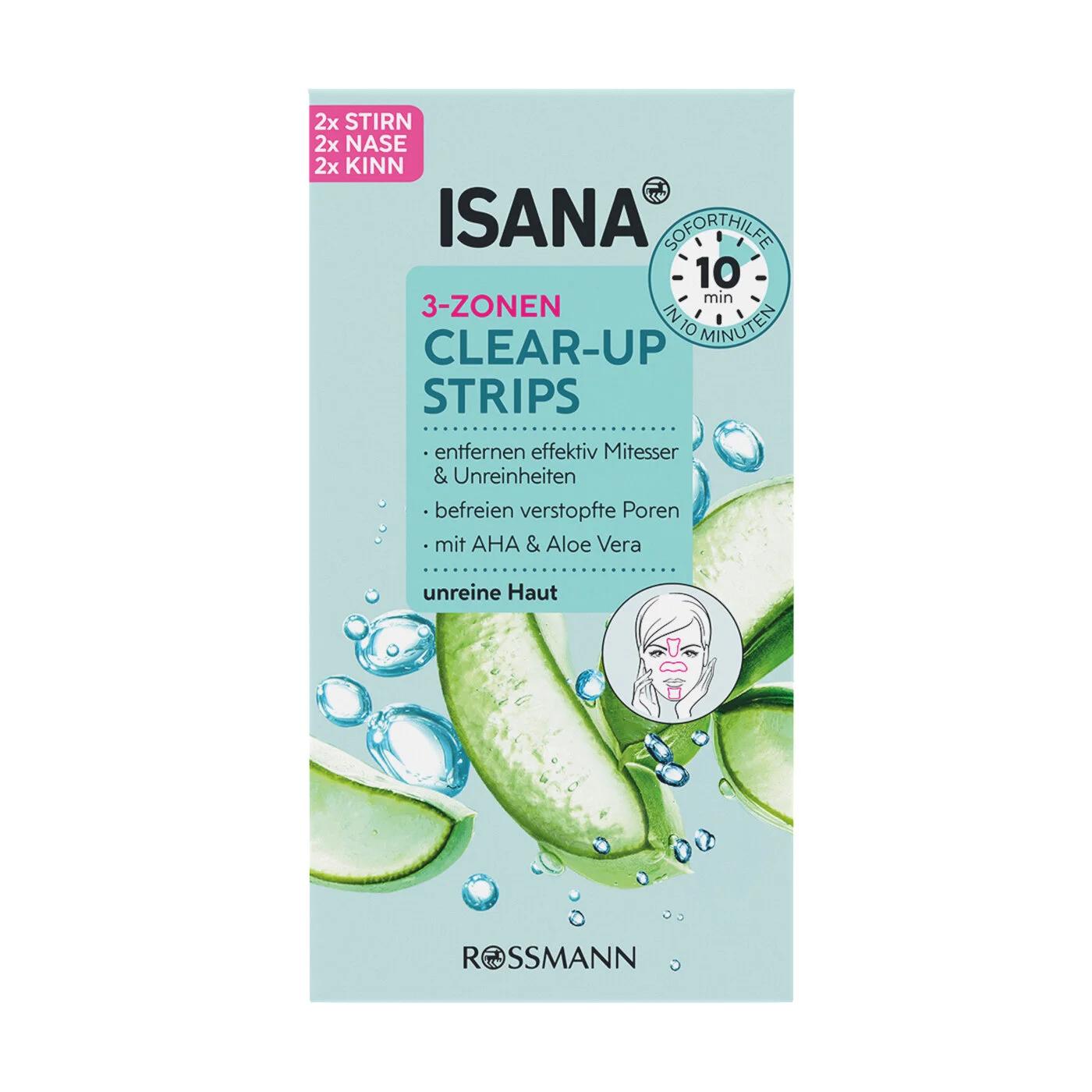 Isana Tea Tree Nose Strips for Blackheads 6-Pack