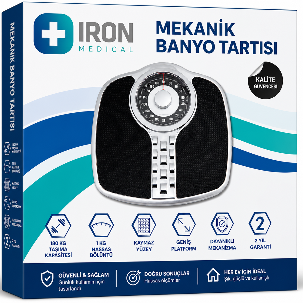 Iron Medical Mechanical Bathroom Scale DT10 for Weight Tracking